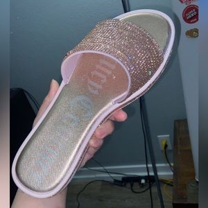 Juicy Couture bling slides